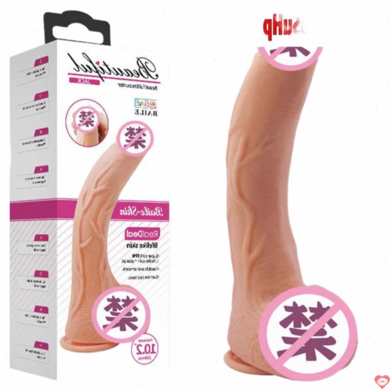 Dương vật giả đóng đất to và dài Baile Jack Real Skin mềm mại