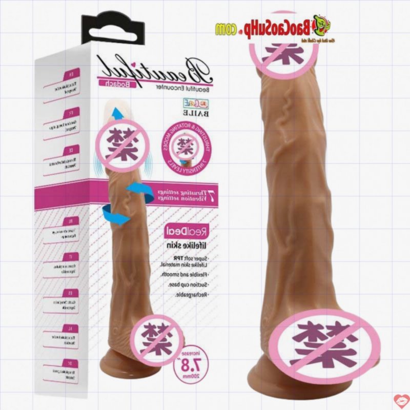 Dương vật giả đóng đất Baile rung xoay tròn thụt Bodach