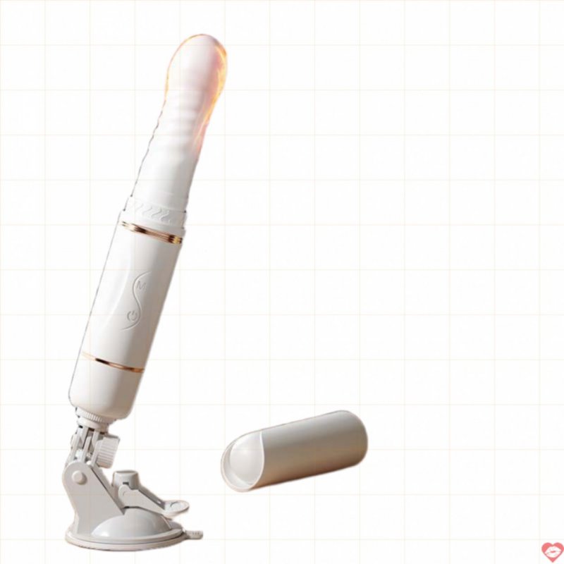 Dương vật đóng đất khiển APP Mizzzee Streamer White thụt lên xuống
