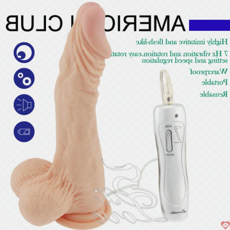 Dương Vật Giả Silicon Siêu Ngoáy 360 Độ - Loveaider Rome
