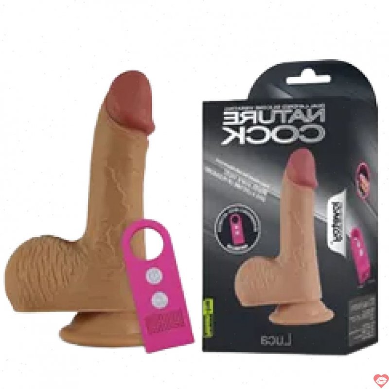 Dương vật giả Lovetoy Nature Cock Luca có rung mềm mịn