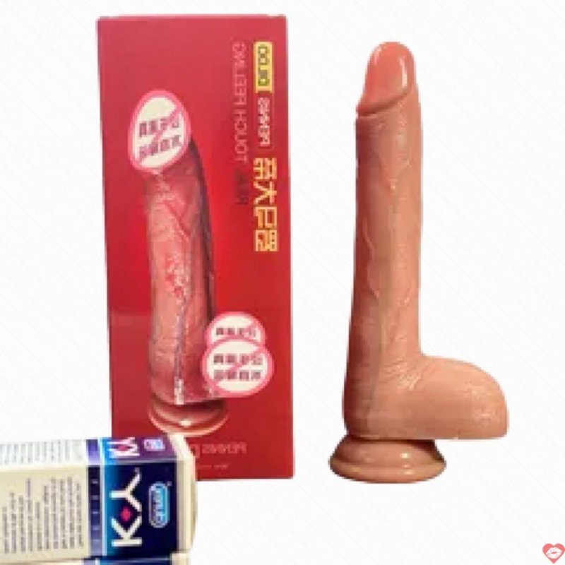 Dương vật giả rung thụt 15cm này giúp bạn có trải nghiệm tình dục tuyệt vời