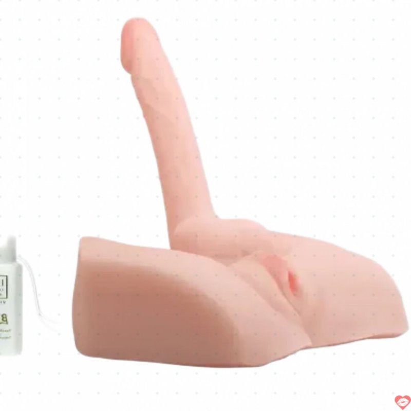 Âm đạo giả và dương vật giả kết hợp làm tình DV36A BAILE có rung xoay âm thanh sex talk