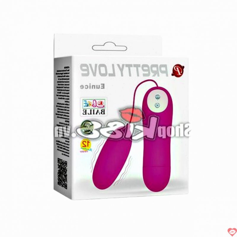 Trứng rung Prettylove Eunice 12 tần số mềm mịn cho nữ phụ kiện 