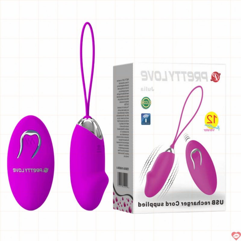 Trứng rung Pretty Love Julia 12 chế độ rung điều khiển từ xa 