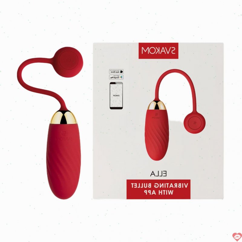 Trứng rung Svakom Ella điều khiển app Bluetooth silicon mềm mượt 