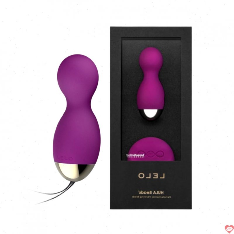 Trứng rung Lelo Hula Beads - 8 chế độ, rung xoay, công nghệ sạc 