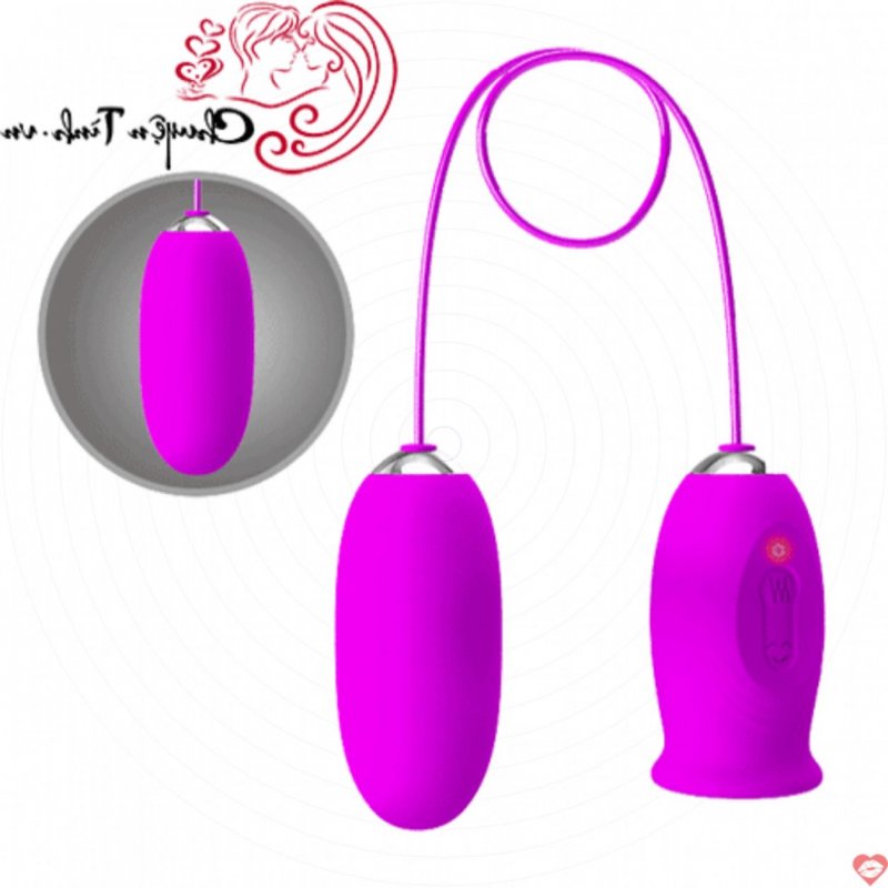 Trứng rung và liếm 2 đầu siêu kích thích PrettyLove Daisy