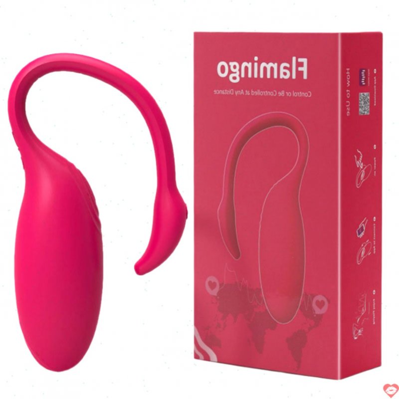 Trứng rung Flamingo silicon an toàn điều khiển từ xa cực phê 