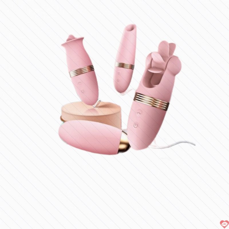 Trứng massage LiLo 3 đầu phụ Rung hút liếm