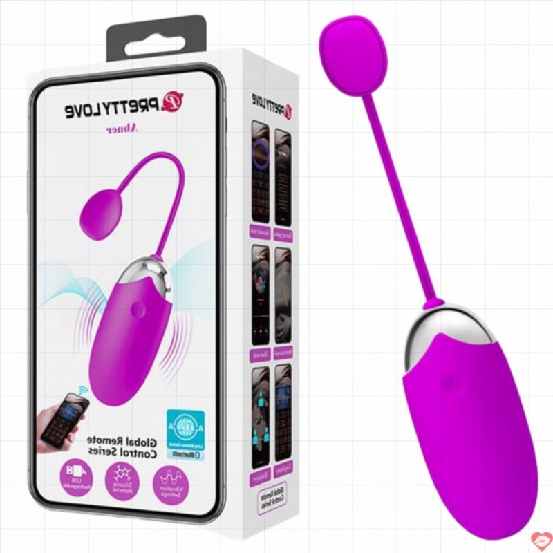 Trứng Rung Pretty Love Abner Điều Khiển Smartphone Không Dây