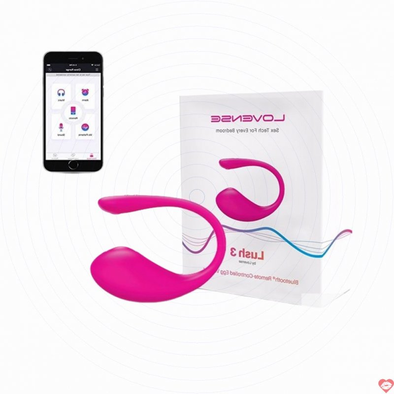Lovense Lush 3 trứng rung không dây cao cấp điều khiển từ xa bằng smartphone