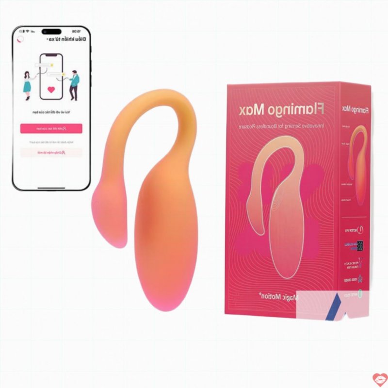 Trứng rung thiên nga điều khiển qua App Magic Motion Flamingo Max