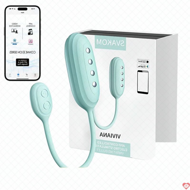 Trứng rung sốc điện kết nối App Svakom Viviana