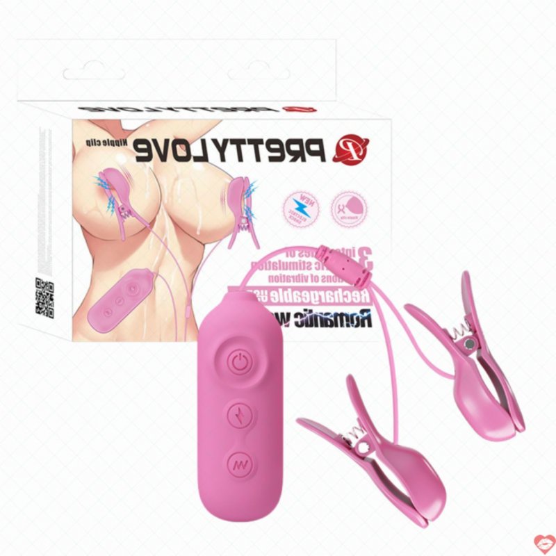 Máy kẹp ti kích điện massage ngực Pretty Love Nipple Clip