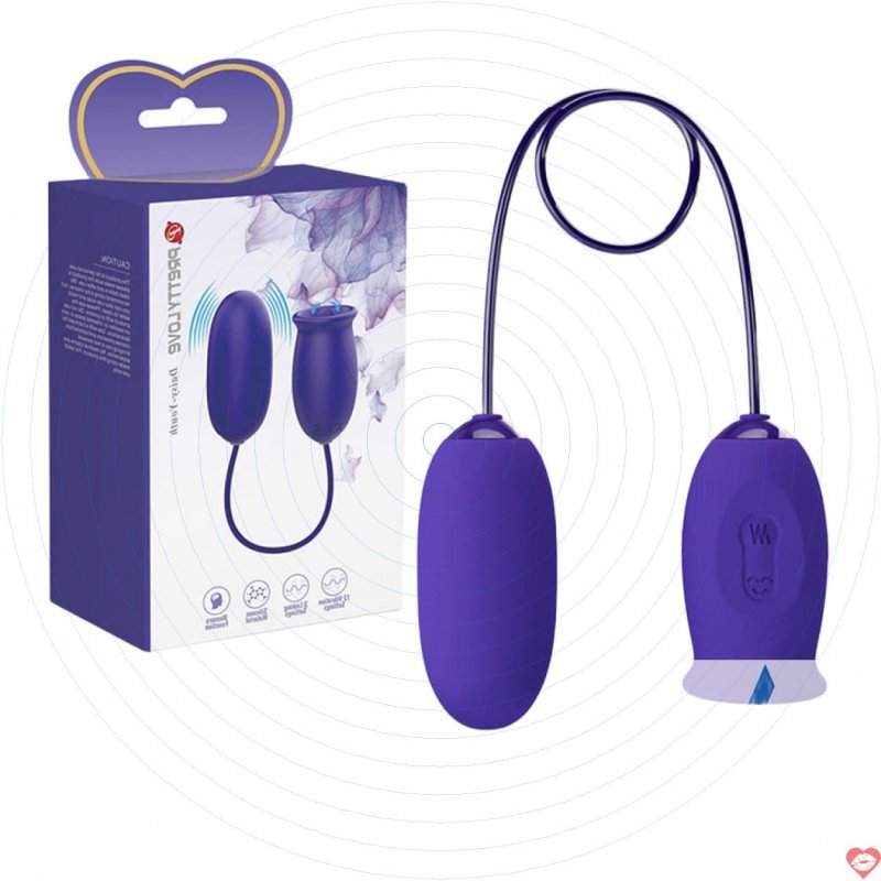 Trứng rung kèm lưỡi liếm Pretty Love Daisy Youth