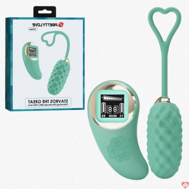 Máy rung trứng điều khiển từ xa màn hình LED Pretty Love Vivian