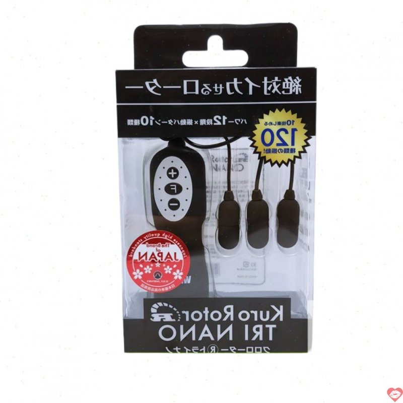 Máy trứng rung mini có 3 đầu Kuro Rotor Tri Nano - SSI Japan