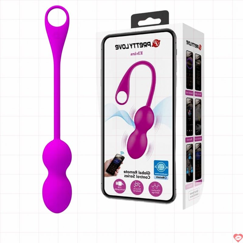 Bóng tập se khít rung điều khiển qua App Pretty Love Elvira Kegel