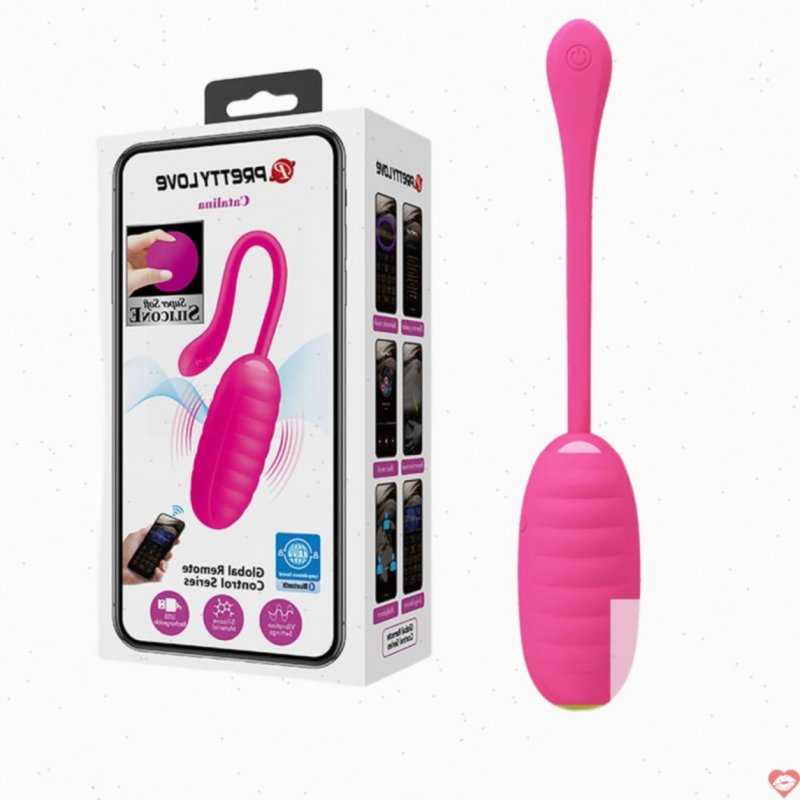 Trứng rung silicone điều khiển app điện thoại Pretty Love Catalina