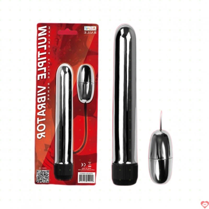 Que rung kết hợp trứng rung inox Baile Multiple Vibrator