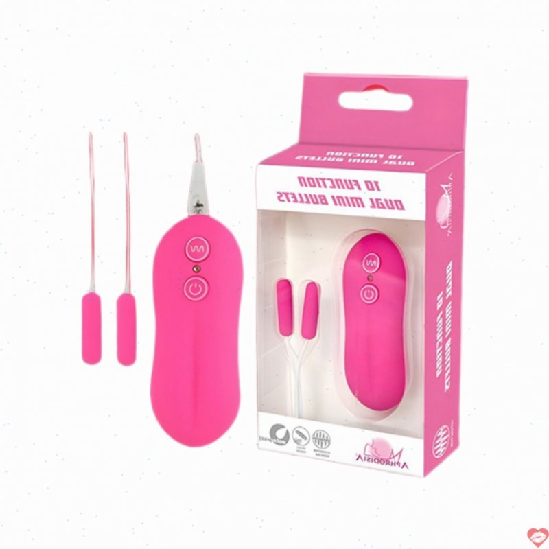 Trứng rung Aphrodisa 2 đầu mini siêu nhỏ 10 chế độ rung kích thích 