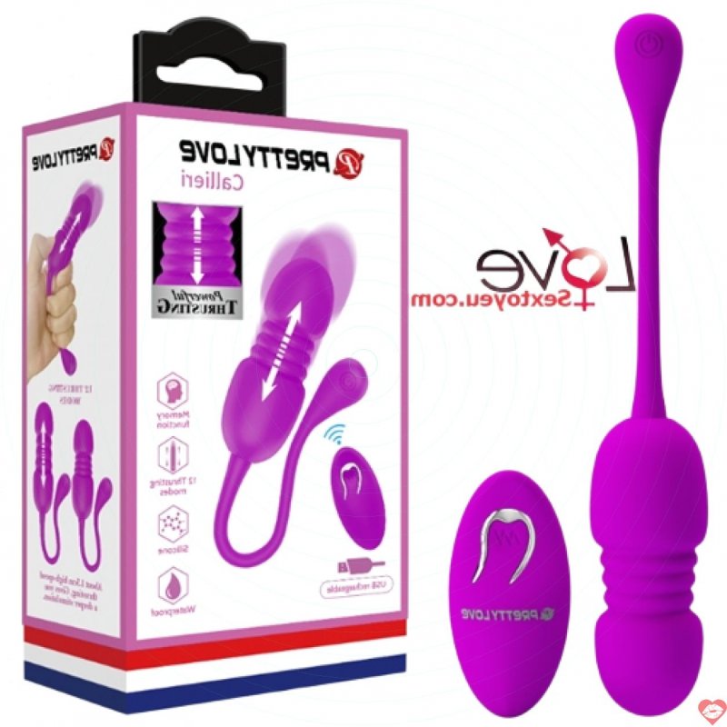 Trứng rung thụt điều khiển từ xa Prettylove Callieri