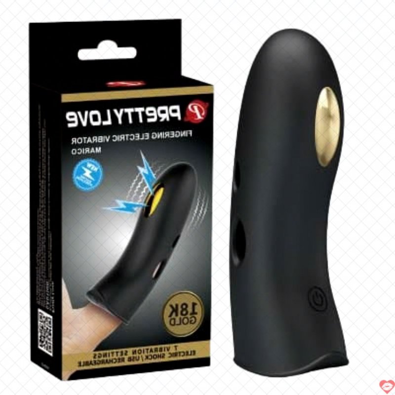 Sextoy ngón tay rung cao cấp Baile Gold 18k Electric Marico