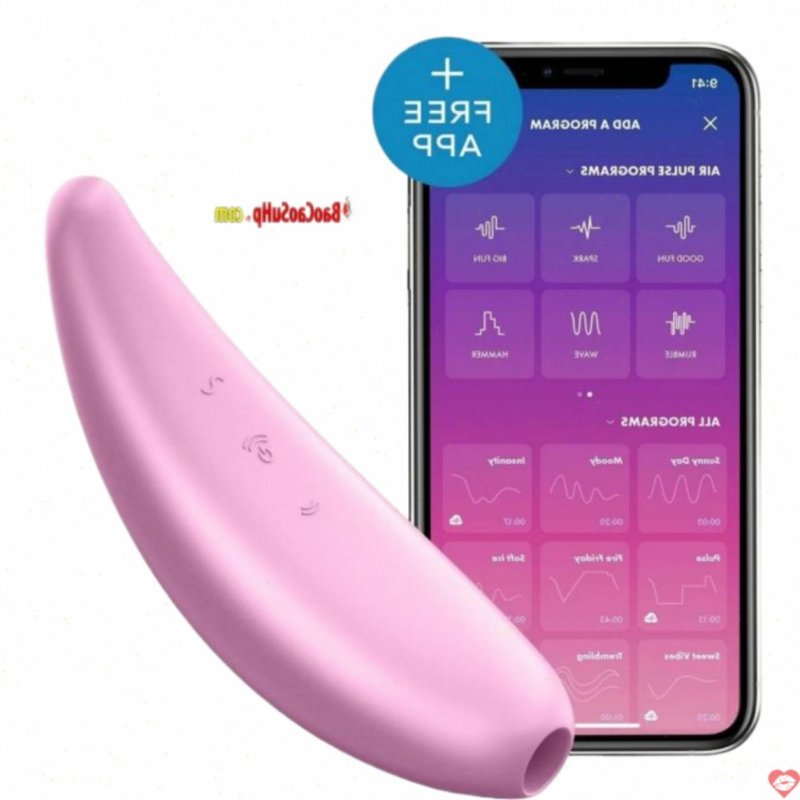 Máy rung kích thích xung không khí Satisfyer Curvy 3+ App-Controlled