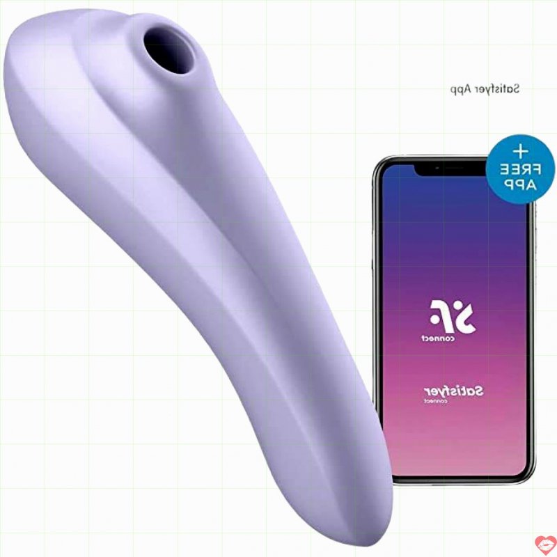 Sextoys massage điểm G Satisfyer – Dual Pleasure App-Controlled Clitoral Air Stimulator Vibrator