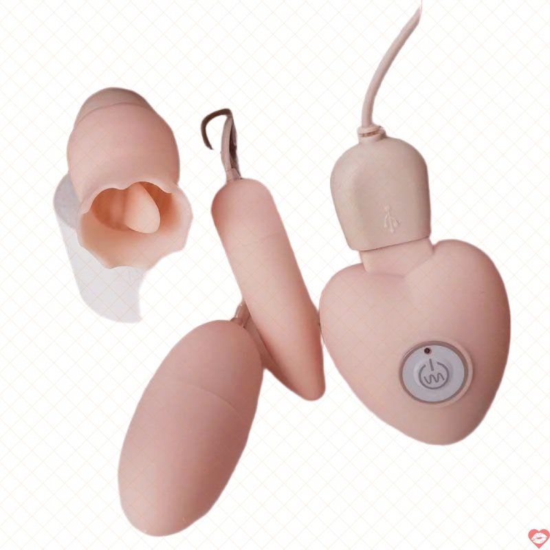 Trứng rung ROSELEX Honey 3 quả đa năng sạc USB kích thích cực đã 