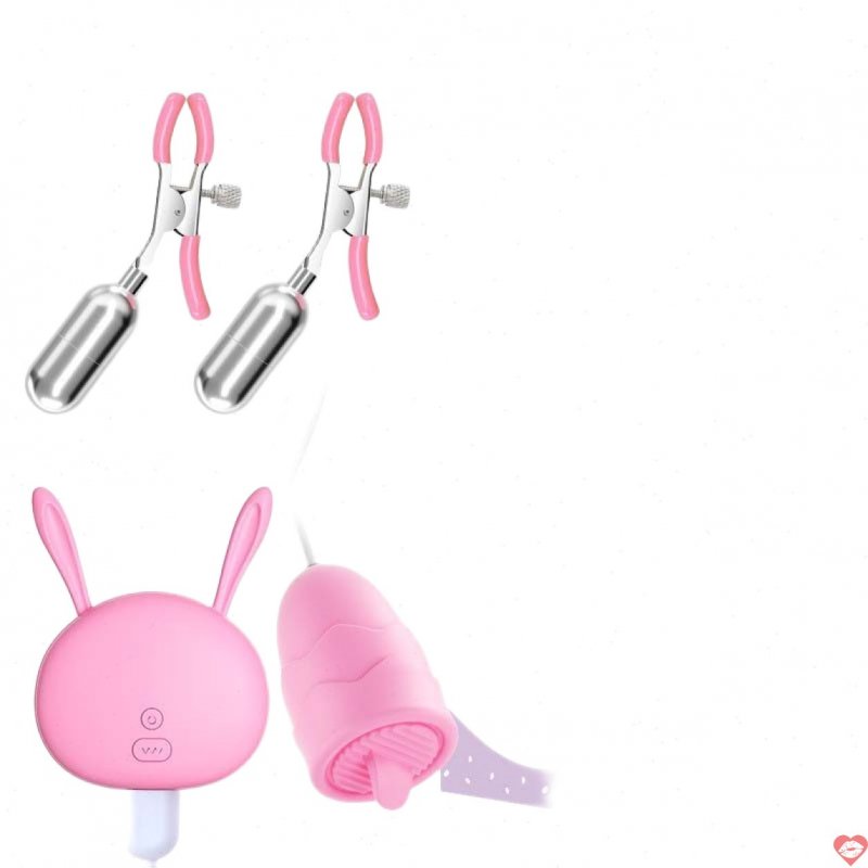 Trứng rung kẹp ti Mizzzee PUNCH DELIGHT kèm lưỡi liếm rung nhiều chế độ