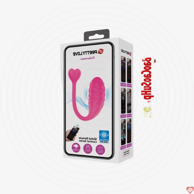 Trứng rung điều khiển Prettylove APP Fisherman sần hiện đại