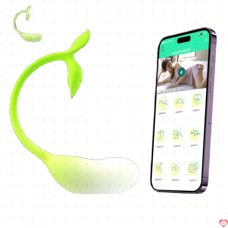 Trứng Rung Điều Khiển App Yeain Spring Buds silicon cao cấp sành điệu 