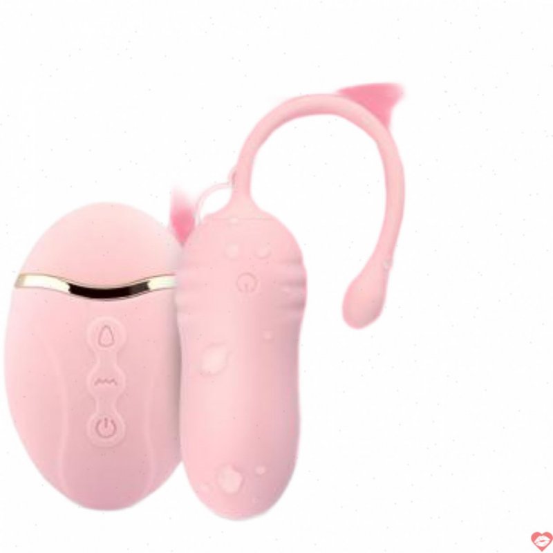 Trứng Rung Cao Cấp JIUUY: Rung - Lưỡi Liếm - Điều Khiển Từ Xa