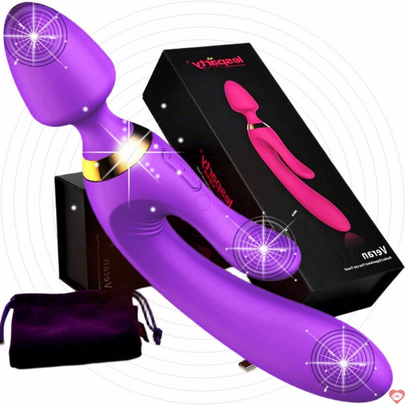 Máy Massage Điểm G 3 Đầu Rung LESPARTY Silicone An Toàn 