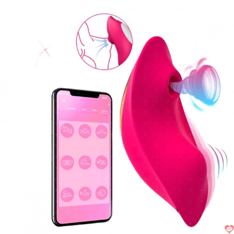 Máy rung bú mini gắn quân lót điều khiển qua app hoặc remote MS32M