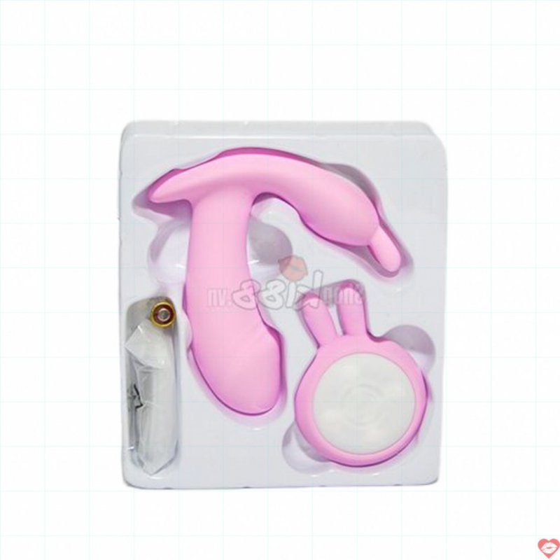 Dương vật mini tai thỏ điều khiển từ xa, rung 10 chế độ siêu kích thích 