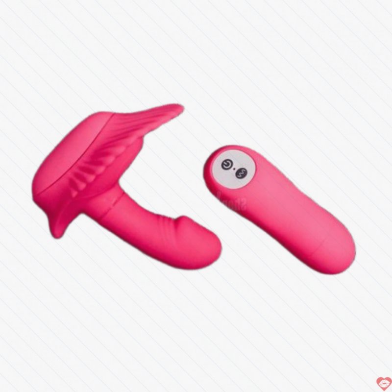 Quần lót rung Prettylove dạng vỏ sò silicon chất lượng cao cho les 