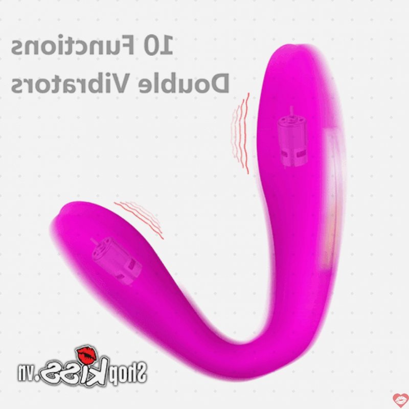 Trứng rung tình yêu điều khiển từ xa 2 điểm 10 chế độ siêu kích thích 