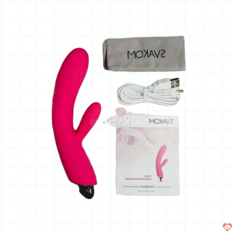Máy massage điểm G Svakom Angel sưởi ấm rung êm silicon cao cấp 