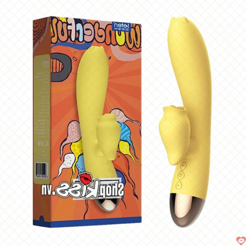 Dương vật rung lưỡi liếm Leten Wonderful sextoy silicon an toàn 