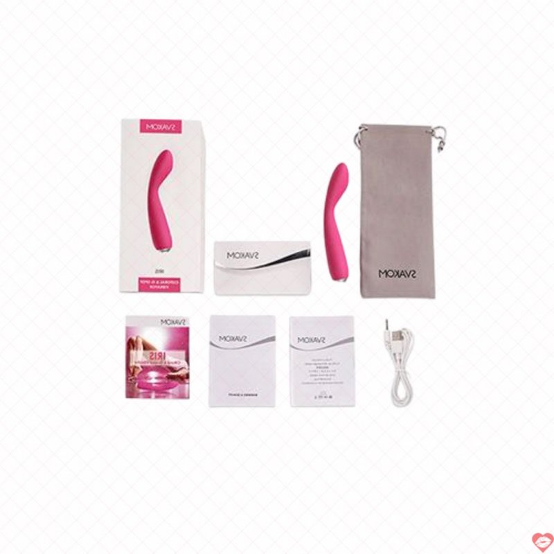Máy massage điểm G Svakom Iris silicon cao cấp rung 5 chế độ 
