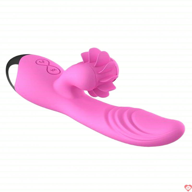 ​​Máy massage điểm G và âm vật rung xoay tỏa nhiệt Dibe