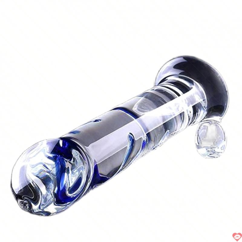 Dương vật thủy tinh có gân xanh – Dương vật giả thủ dâm