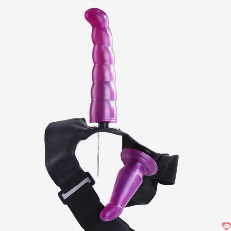Dương vật giả 2 đầu dây đeo cho les Lybaile Female Ultra Harness