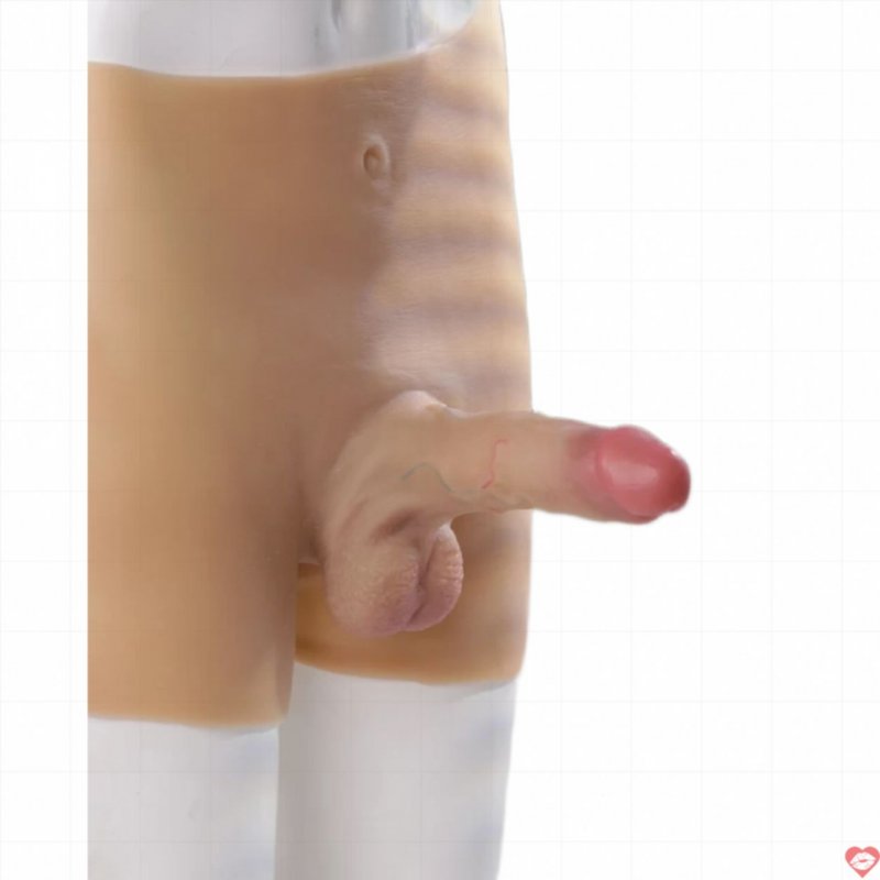 Jiuai Yang Pants dương vật giả đặc ruột liền quần có rung ngoáy