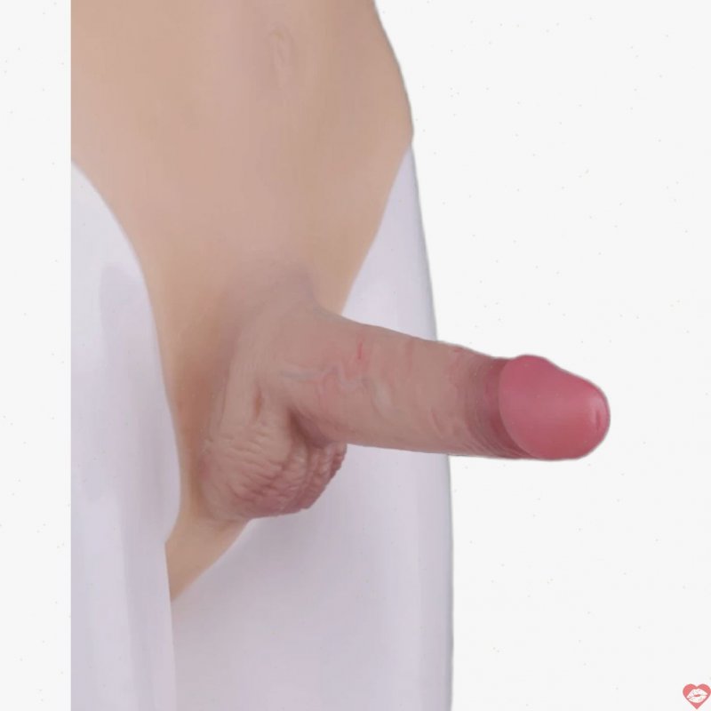 Dương vật giả Jiuai đặc ruột liền quần tam giác mềm như thật