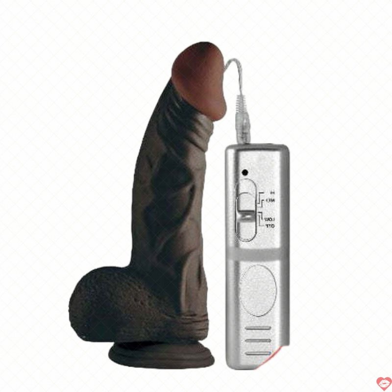 Dương Vật Giả Đóng Tường Hiệu Lovetoy Với Nước Da Đen - SHP409