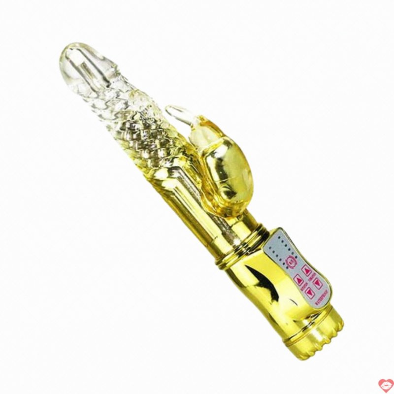 Dương Vật Giả Đa Năng Màu Vàng Kim Qúy Phái - SHP921